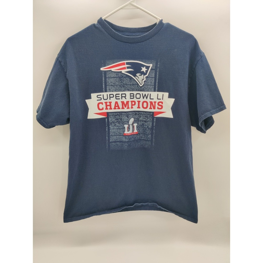 New England Patriots Super Bowl LI Champions Majestic‎ T Shirt Size Large